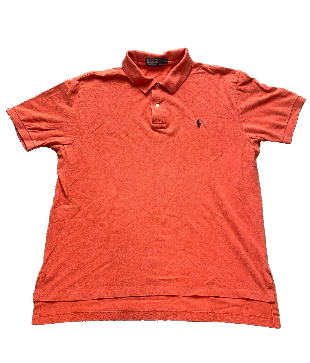 Ralph Lauren Shirt Adult Extra Large Coral Preppy Purple Pony Golf Polo Mens