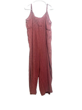 Load image into Gallery viewer, Angie Jumpsuit Womens 2X Brick Red Striped Wide Leg Hippie Indie Plus Ladies
