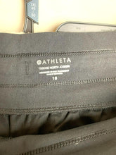 Load image into Gallery viewer, Athleta Pants Womens 18 (41x25.5) Black Trekkie North Jogger Ripstop Drawstring
