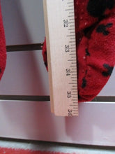 Load image into Gallery viewer, Mickey Mouse Pajamas Womens Large One Piece Footed AOP Disney Red Black Ladies
