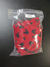 Load image into Gallery viewer, Mickey Mouse Pajamas Womens Large One Piece Footed AOP Disney Red Black Ladies

