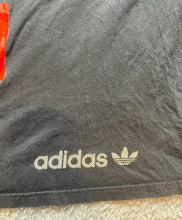 Load image into Gallery viewer, Adidas Shirt Adult Large Black Multi Hit Logo Trefoil Streetwear Skater Mens
