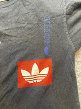 Load image into Gallery viewer, Adidas Shirt Adult Large Black Multi Hit Logo Trefoil Streetwear Skater Mens
