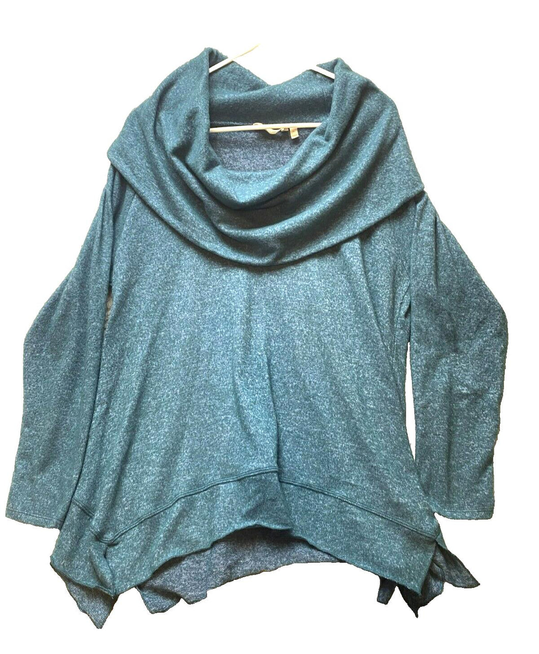 Soft Surroundings Sweater Womens Extra Large Cowl Neck Oversized Lagenlook Lady
