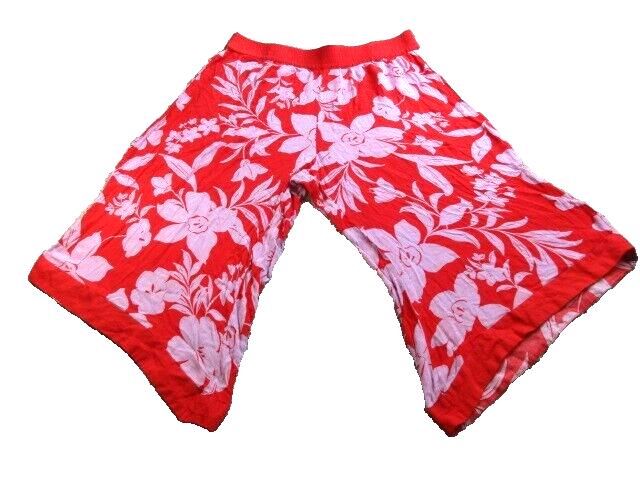 Adore Me Pants Womens 1X Wide Leg 100% Nylon Pull On Elastic Waist Ladies