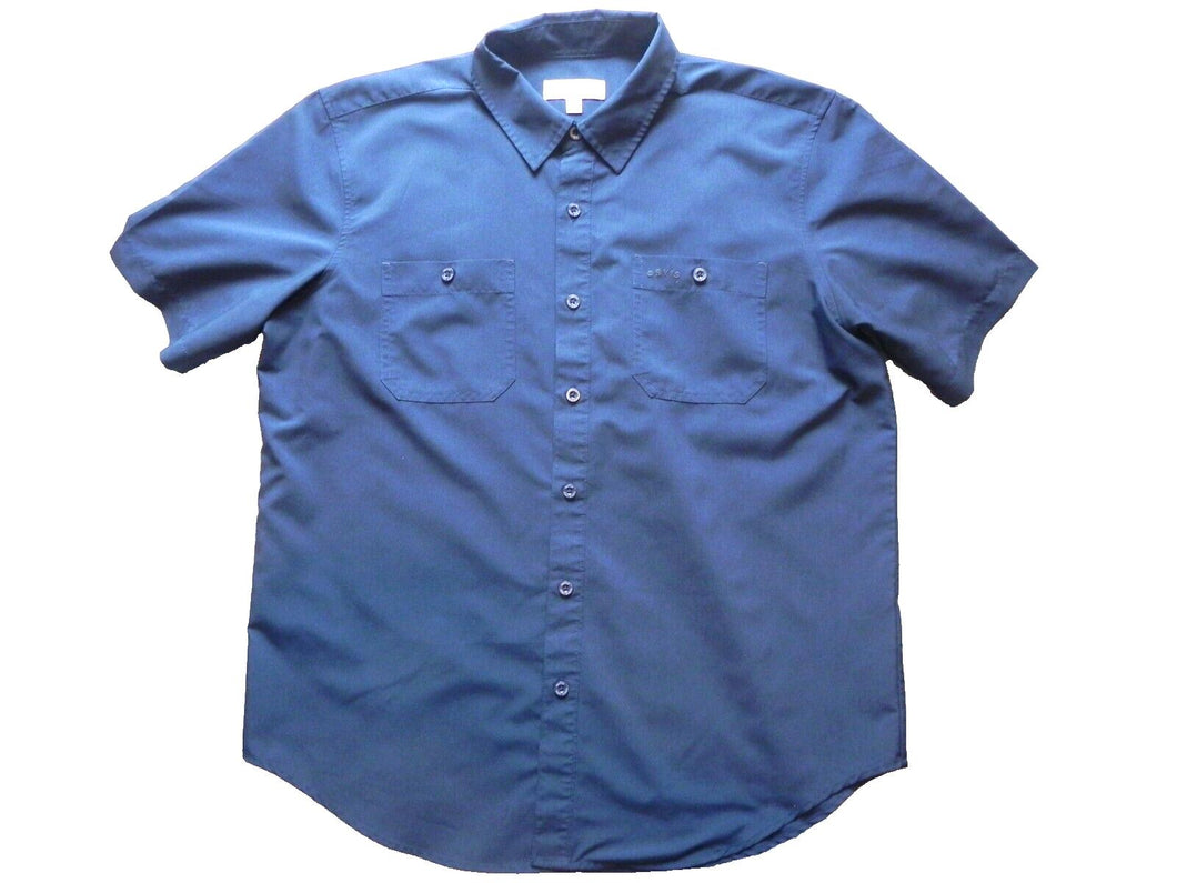 Orvis Shirt Adult Large Button Up Short Sleeve Classic Collection Casual Mens