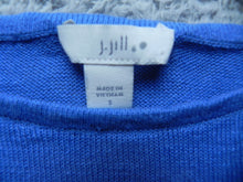 Load image into Gallery viewer, J Jill Shirt Womens Small Linen Rayon 3/4 Sleeve Flowy Blouse Casual Ladies
