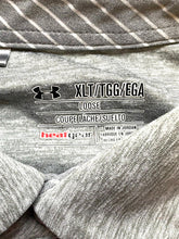 Load image into Gallery viewer, Under Armour Shirt Adult XLT Extra Large Tall Gray Heat Gear Loose Golf Polo Men
