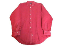 Load image into Gallery viewer, Ralph Lauren Shirt Adult Large Button Up Long Sleeve Casual Camp Red Pony Mens
