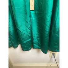 Load image into Gallery viewer, Vintage Victoria&#39;s Secret Robe Womens Small Emerald Green Lace Gold Label 47&quot;
