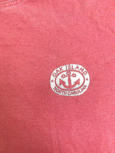 Load image into Gallery viewer, Oak Island North Carolina Shirt Adult Medium Peach Anchor Beach Streetwear Mens
