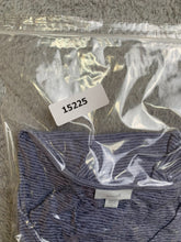 Load image into Gallery viewer, J Jill Shirt Womens Large Blue Scoop Neck Tie Back Blouse Linen Blend Ladies
