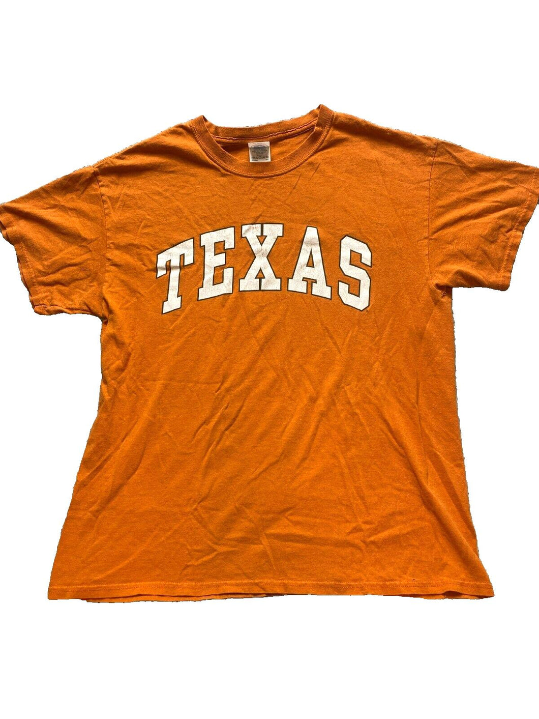Texas Longhorns Shirt Adult Large Orange Spellout Streetwear NCAA Football Mens