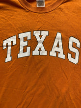 Load image into Gallery viewer, Texas Longhorns Shirt Adult Large Orange Spellout Streetwear NCAA Football Mens
