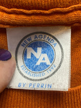 Load image into Gallery viewer, Texas Longhorns Shirt Adult Large Orange Spellout Streetwear NCAA Football Mens
