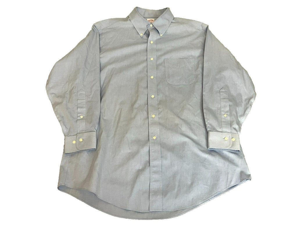 Brooks Brothers 1818 Shirt Adult 16.5 2/3 Extra Large Madison Non Iron Dress Men