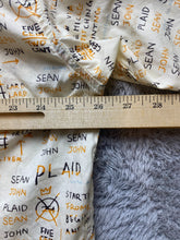 Load image into Gallery viewer, Sean John Shirt Adult Extra Large Beige AOP Spellout Logo Button Up Graffiti Men
