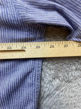 Load image into Gallery viewer, Alan Flusser Shirt Adult Extra Large Pinstriped Button Up Pocket Casual Mens
