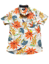 Load image into Gallery viewer, ROARK Shirt Adult Medium AOP Flower Hawaiian Classic Fit Button Up Casual Mens
