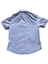 Load image into Gallery viewer, UNTUCKit Shirt Adult Large Blue Pink Grid Checkered Button Up Wrinkle Free Mens
