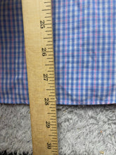 Load image into Gallery viewer, UNTUCKit Shirt Adult Large Blue Pink Grid Checkered Button Up Wrinkle Free Mens
