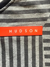Load image into Gallery viewer, Hudson Outerwear Shirt Adult Extra Large Gray Black Striped Streetwear Mens
