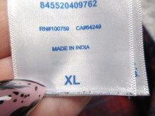 Load image into Gallery viewer, Hurley Shirt Adult Extra Large Red Blue Plaid Flannel Button Up Logo Pocket Mens
