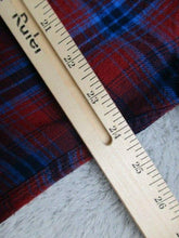 Load image into Gallery viewer, Hurley Shirt Adult Extra Large Red Blue Plaid Flannel Button Up Logo Pocket Mens

