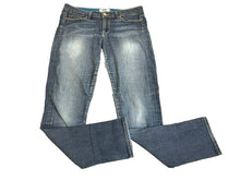 Load image into Gallery viewer, Paige Jeans Womens 30x29.5 Blue Skyline Skinny Tapered Whiskered Stretch Denim
