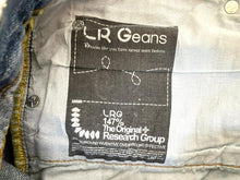 Load image into Gallery viewer, LRG LR Geans Jeans Adult 42x31.5 Whiskered Straight Leg Outdoor Baggy Denim Mens
