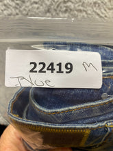 Load image into Gallery viewer, Roca Wear Jeans Womens 22 (43x33) Blue Denim Spandex Stretch Flared Embroidery
