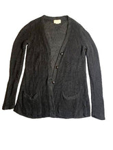 Load image into Gallery viewer, Denim &amp; Supply Ralph Lauren Sweater Womens Medium Black Linen Viscose Cardigan
