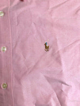 Load image into Gallery viewer, Ralph Lauren Shirt Adult Large Pink Blake Button Up Flesh Pony Casual Mens
