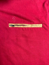 Load image into Gallery viewer, Browning Sweatshirt Adult Large Red 1/4 Zip Outdoor Sweater Deer Head Mens
