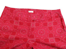 Load image into Gallery viewer, Liz Claiborne Pants Womens 12 (35x26) Audra Tapered Flat Front AOP  Spandex Lady
