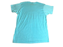 Load image into Gallery viewer, VTG Fishfry Cat Fish Races Shirt Womens Medium Light Blue Single Stitch 80s Lady
