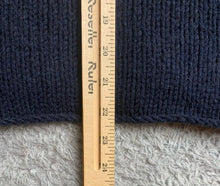 Load image into Gallery viewer, Caslon Sweater Womens Large Navy Wool Alpaca Blend Cowl Neck Outerwear Ladies
