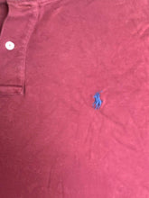 Load image into Gallery viewer, Ralph Lauren Shirt Adult 2XL XXL Maroon Preppy Blue Pony Casual Golf Polo Mens
