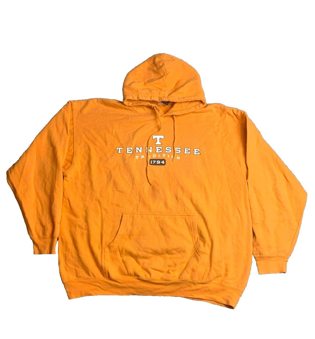 Tennessee Volunteers Sweatshirt Adult 2XL XXL Orange Hoodie NCAA OVB Sporty Mens