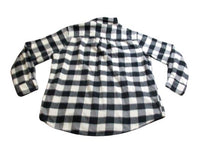 Load image into Gallery viewer, Telluride Shirt Adult Extra Large Black White Buffalo Plaid Button Up Pocket Men
