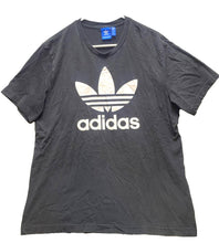 Load image into Gallery viewer, Adidas Shirt Adult Extra Large Black Trefoil Three Stripes Logo Streetwear Mens
