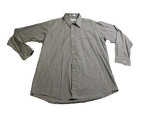 Load image into Gallery viewer, Albert Nipon Shirt Adult 16 34/35 Black Button Up Chest Pocket Casual Dress Mens
