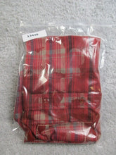 Load image into Gallery viewer, Bay Creek Shirt Adult Large Red Plaid Abstract Button Up Casual Camp Hip Hop Men
