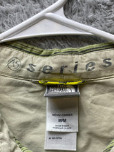 Load image into Gallery viewer, The North Face Shirt Adult Medium Green Striped Button Up A5 Series Outdoor Mens
