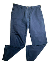 Load image into Gallery viewer, POLO Ralph Lauren Pants Adult 36x30 Navy Blue Flat Front Classic Fit Chino Mens

