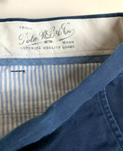 Load image into Gallery viewer, POLO Ralph Lauren Pants Adult 36x30 Navy Blue Flat Front Classic Fit Chino Mens
