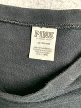 Load image into Gallery viewer, Pink Victoria’s Secret Sweatshirt Womens Large Snaps Spellout Vegas Oversized
