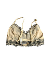 Load image into Gallery viewer, Urban Outfitters Out From Under Bra Womens Small Beige Black Lace Trim Bralette
