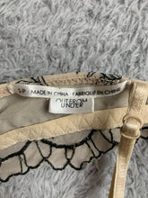 Load image into Gallery viewer, Urban Outfitters Out From Under Bra Womens Small Beige Black Lace Trim Bralette
