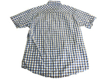 Load image into Gallery viewer, Age of Wisdom Shirt Adult Extra Large Blue Brown Pearl Snap Checkered Casual Men
